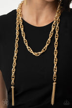 Load image into Gallery viewer, Paparazzi Accessories - SCARFed for Attention - Gold
