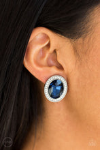 Load image into Gallery viewer, Paparazzi Accessories - Only FAME In Town - Blue Clip On
