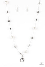 Load image into Gallery viewer, Paparazzi Accessories - Eloquently Eloquent - White Lanyard
