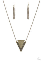 Load image into Gallery viewer, Paparazzi Accessories - Ancient Arrow - Brass
