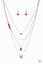 Load image into Gallery viewer, Paparazzi - Gypsy Heart - Red
