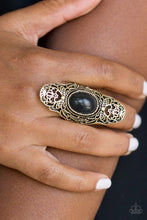 Load image into Gallery viewer, Paparazzi Accessories - Ego Trippin&#39; - Brass
