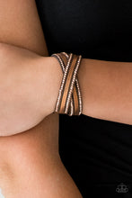 Load image into Gallery viewer, Paparazzi Accessories - Rocker Rivalry - Copper
