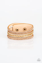 Load image into Gallery viewer, Paparazzi - Rollin In Rhinestones - Gold

