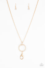 Load image into Gallery viewer, Paparazzi Accessories - Straight To The Top - Gold Lanyard
