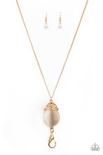 Load image into Gallery viewer, Paparazzi Accessories - Nightcap and Gown - Gold Lanyard
