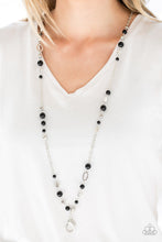 Load image into Gallery viewer, Paparazzi Accessories - Make An Appearance - Black Lanyard
