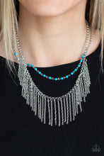 Load image into Gallery viewer, Paparazzi - Fierce In Fringe - Blue
