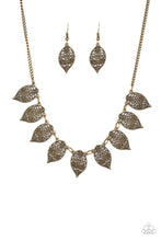 Load image into Gallery viewer, Paparazzi - Leafy Lagoon - Brass
