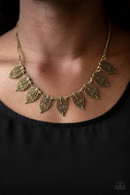 Load image into Gallery viewer, Paparazzi - Leafy Lagoon - Brass
