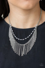 Load image into Gallery viewer, Paparazzi - Fierce In Fringe - Silver

