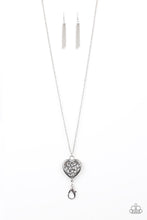 Load image into Gallery viewer, Paparazzi Accessories - For The Love - Silver Lanyard
