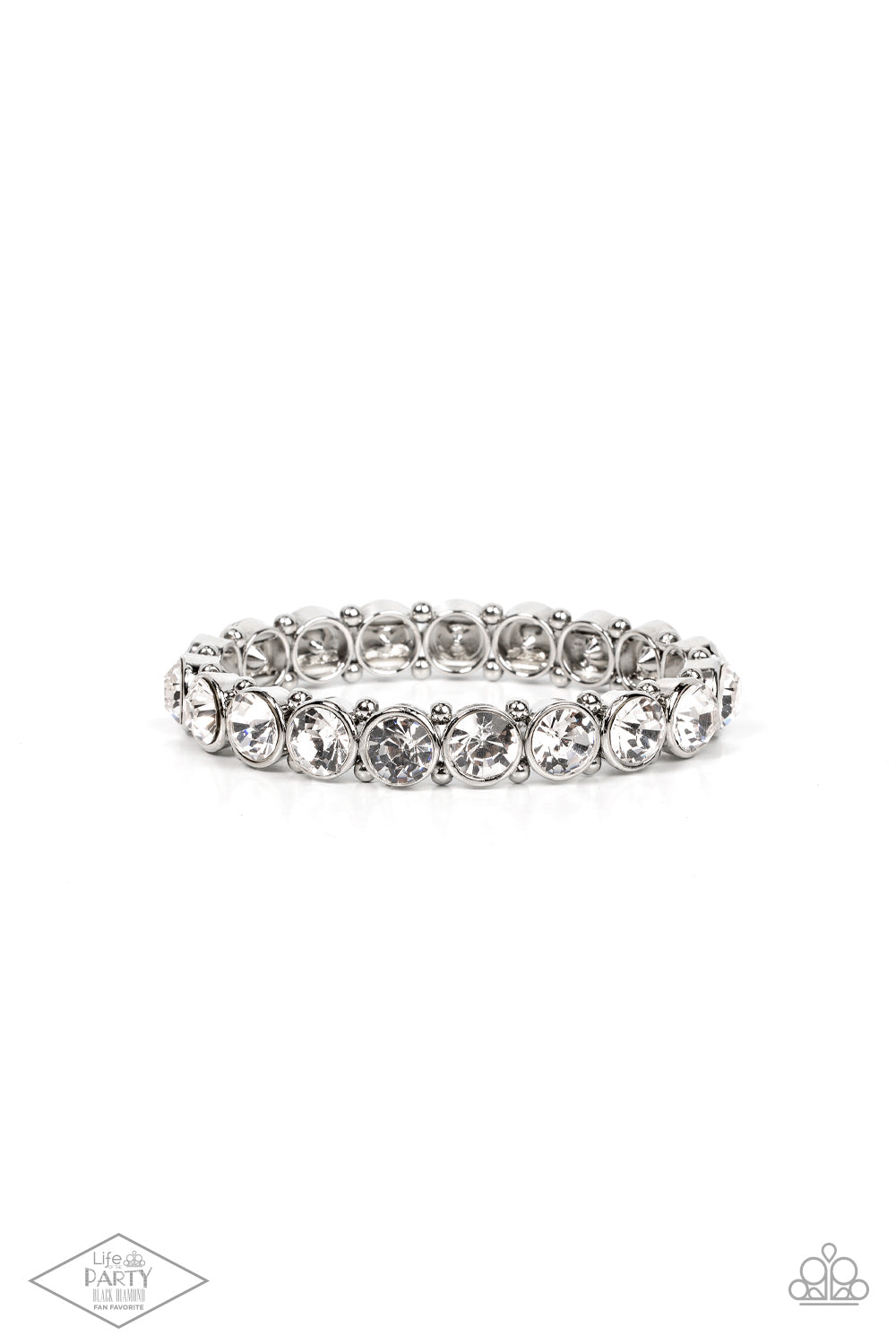 Paparazzi Accessories - Sugar-Coated Sparkle - White