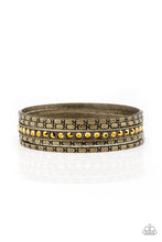 Load image into Gallery viewer, Paparazzi - Glitzy Grunge - Brass
