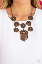 Load image into Gallery viewer, Paparazzi Accessories - Modern Medalist - Copper

