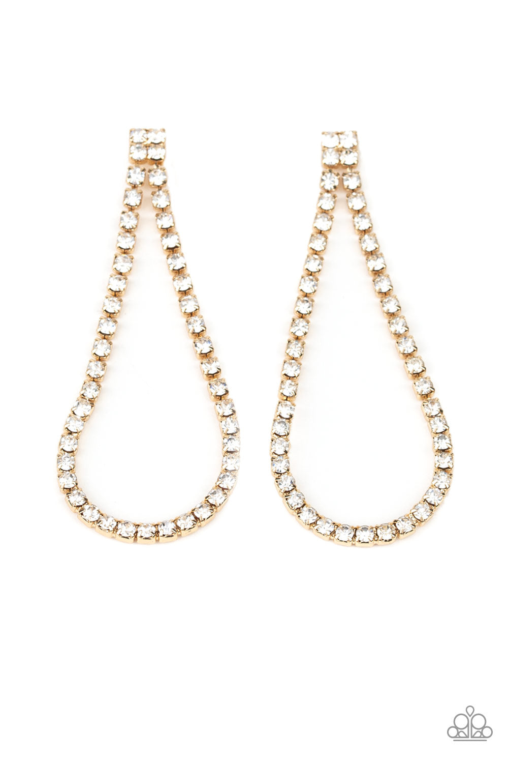 Paparazzi Accessories - Diamond Drops - Gold
