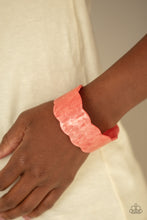 Load image into Gallery viewer, Paparazzi Accessories - Retro Ruffle - Orange
