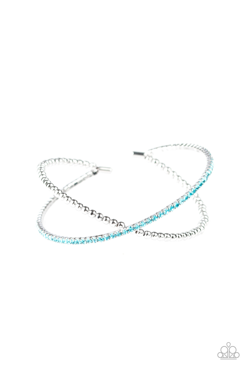 Paparazzi Accessories - Chicly Crisscrossed - Blue