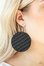 Load image into Gallery viewer, Paparazzi Accessories - Plaited Plains - Black
