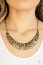 Load image into Gallery viewer, Paparazzi Accessories - Metallic Mechanics - Brass
