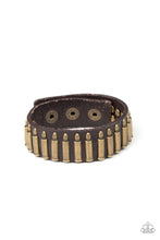 Load image into Gallery viewer, Paparazzi Accessories - Armed and Dangerous - Brass
