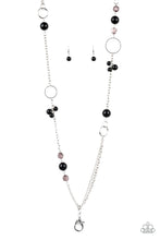 Load image into Gallery viewer, Paparazzi Accessories - Pageant Princess - Black Lanyard
