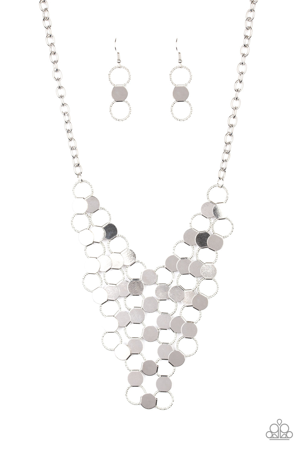 Paparazzi Accessories - Net Result - Silver