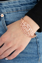 Load image into Gallery viewer, Paparazzi Accessories - Airy Asymmetry - Rose Gold
