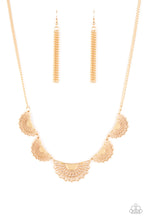 Load image into Gallery viewer, Paparazzi - Fanned Out Fashion - Gold
