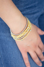 Load image into Gallery viewer, Paparazzi - Fiercely Frosted - Yellow
