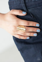 Load image into Gallery viewer, Paparazzi - Retro Ripple - Gold
