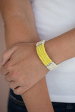 Load image into Gallery viewer, Paparazzi - Hot Cross BUNGEE - Yellow
