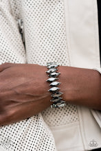 Load image into Gallery viewer, Paparazzi - Fiercely Fragmented - Silver
