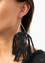 Load image into Gallery viewer, Paparazzi - Modern Day Macrame - Black
