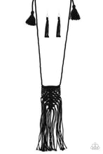Load image into Gallery viewer, Paparazzi - Macrame Mantra - Black
