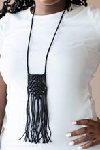 Load image into Gallery viewer, Paparazzi - Macrame Mantra - Black

