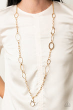 Load image into Gallery viewer, Paparazzi Accessories - Casually Connected - Gold Lanyard
