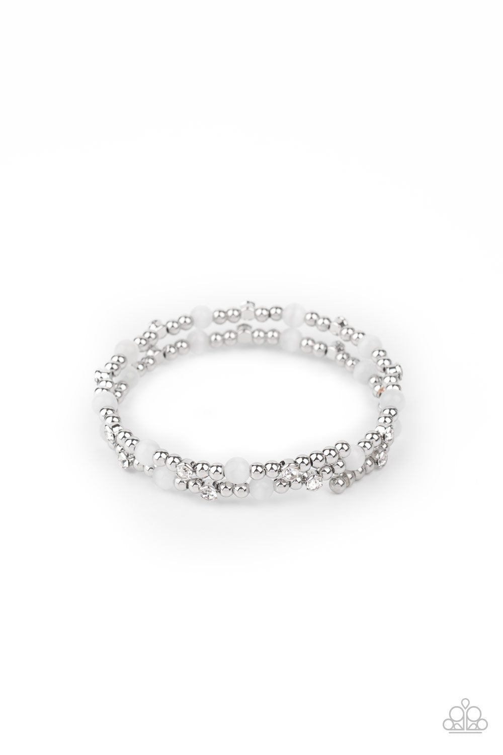 Paparazzi Accessories - Ethereally Entangled - White