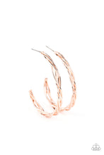 Load image into Gallery viewer, Paparazzi Accessories - Twisted Tango - Rose Gold
