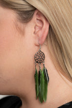 Load image into Gallery viewer, Paparazzi Accessories - In Your Wildest DREAM-CATCHERS - Green
