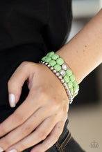 Load image into Gallery viewer, Paparazzi - Desert Verbena - Green
