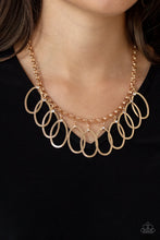 Load image into Gallery viewer, Paparazzi - Double OVAL-time - Gold
