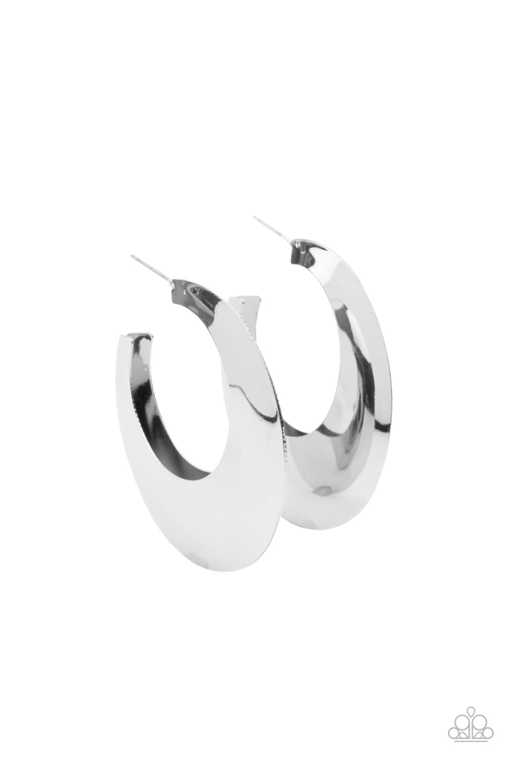 Paparazzi Accessories - Going OVAL-board - Silver