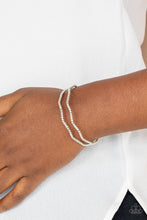 Load image into Gallery viewer, Paparazzi Accessories - Delicate Dazzle - White
