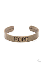 Load image into Gallery viewer, Paparazzi Accessories - Hope Makes The World Go Round - Brass
