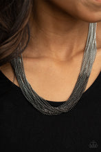 Load image into Gallery viewer, Paparazzi - Metallic Merger - Black
