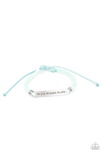 Load image into Gallery viewer, Paparazzi Accessories - To Live, To Learn, To Love - Blue
