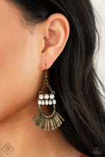 Load image into Gallery viewer, Paparazzi Accessories - A FLARE For Fierceness - Brass

