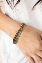 Load image into Gallery viewer, Paparazzi Accessories - Featherlight Fashion - Brass
