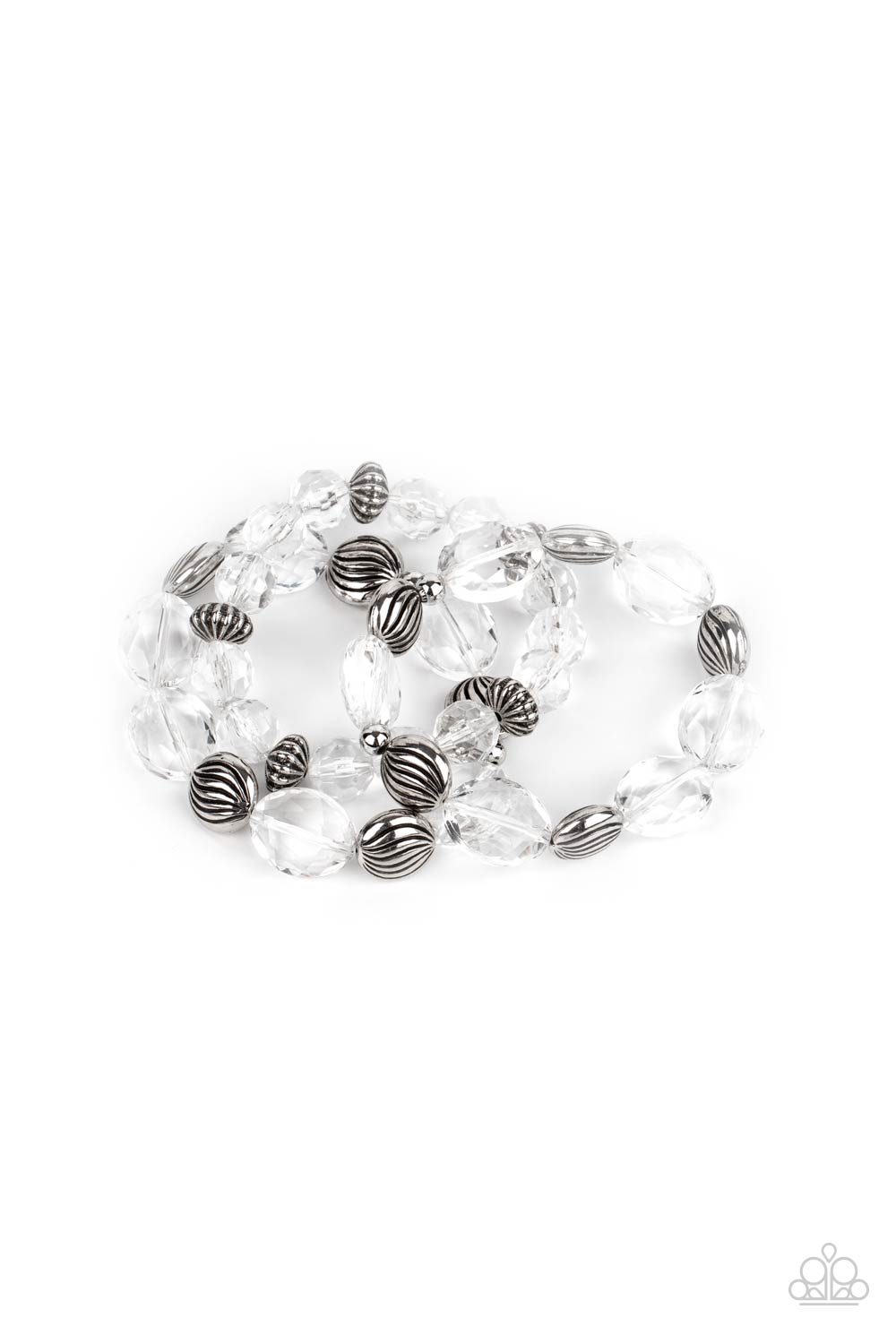 Paparazzi Accessories - Crystal Charisma - White